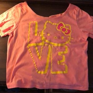 Hello kitty crop top